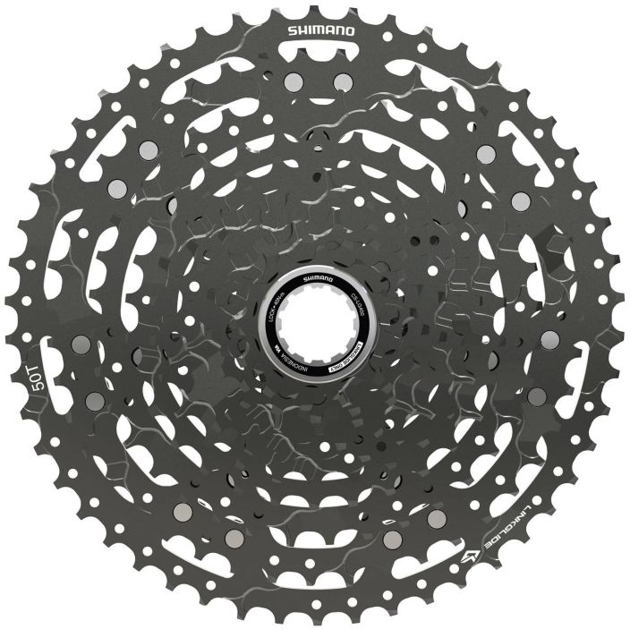 SHIMANO Kasetti CS-LG400-11 11v. 11-50T Aja pidemmalle sujuvalla ja pitkaan toimivalla ratkaisulla sahkopyoriin »Lahes kolme