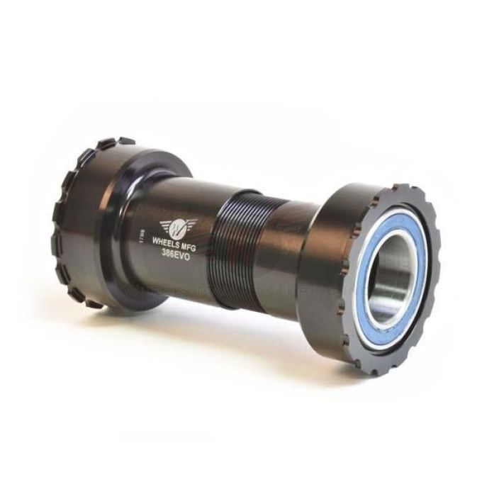 Wheels 386EVO Angular Contact BB for 24/22mm (SRAM) Cranks - Black 386EVOBB-SRAMAC Threaded BB for 386EVO frames and 22/24mm