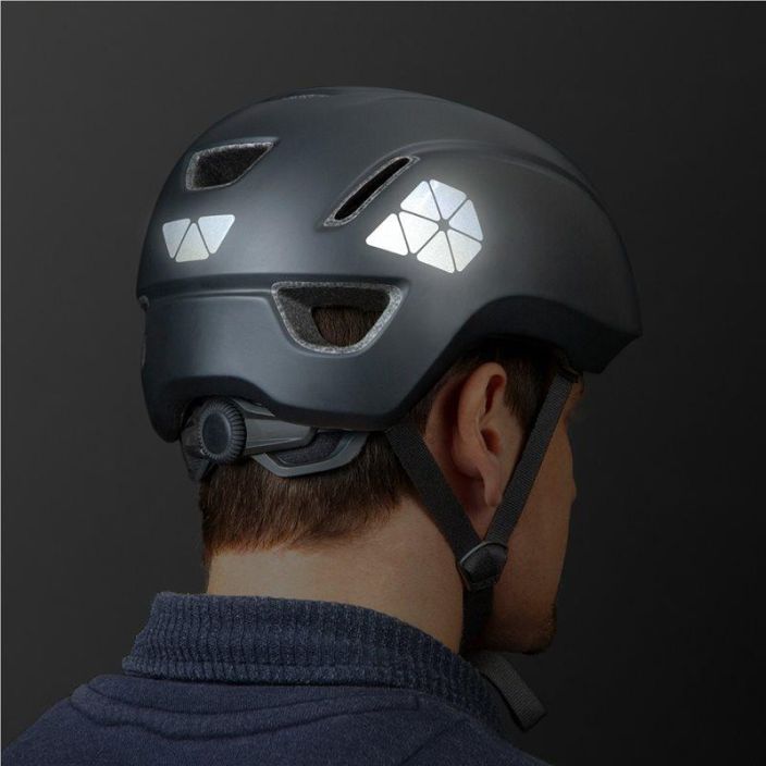 Luxshield heijastin tarrat-Triangles Black Small tuotekuva 2