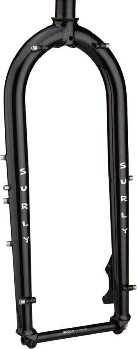Surly Wednesday Fork Black Terashaarukka fatbikeihin. Rengastila 26 x 5.25&quot; 150 x 15mm