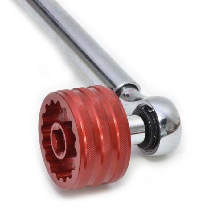 Wheels Mfg Bottom Bracket Socket, 48.5mm / 44mm Keskioavain Wheels MFG:n keskelta kierteellisiin keskioihin. Halkaisijat:
