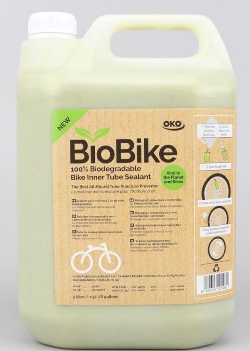 OKO Biobike 5L Paikkaneste sisarenkaisiin. 100% biohajoava. 5000ml.