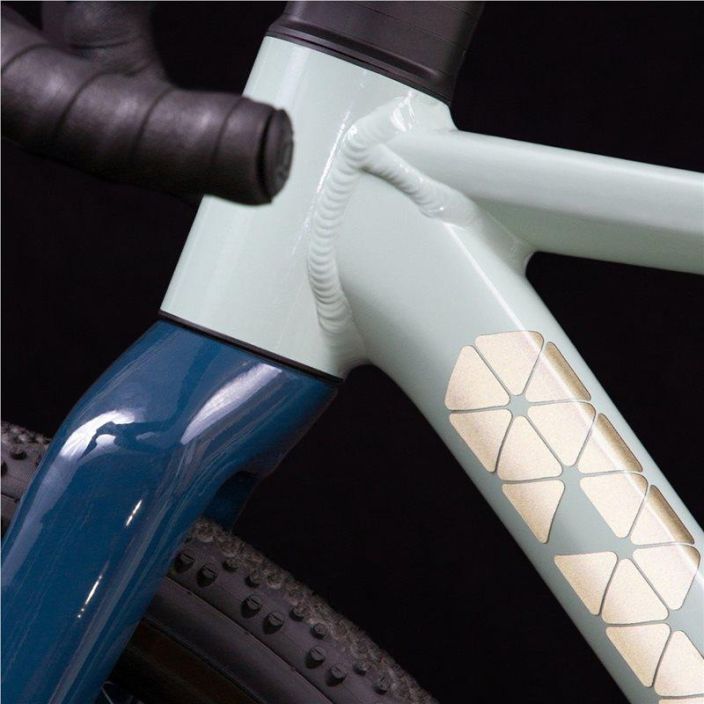 Luxshield heijastin tarrat-Triangles Black Small tuotekuva 3