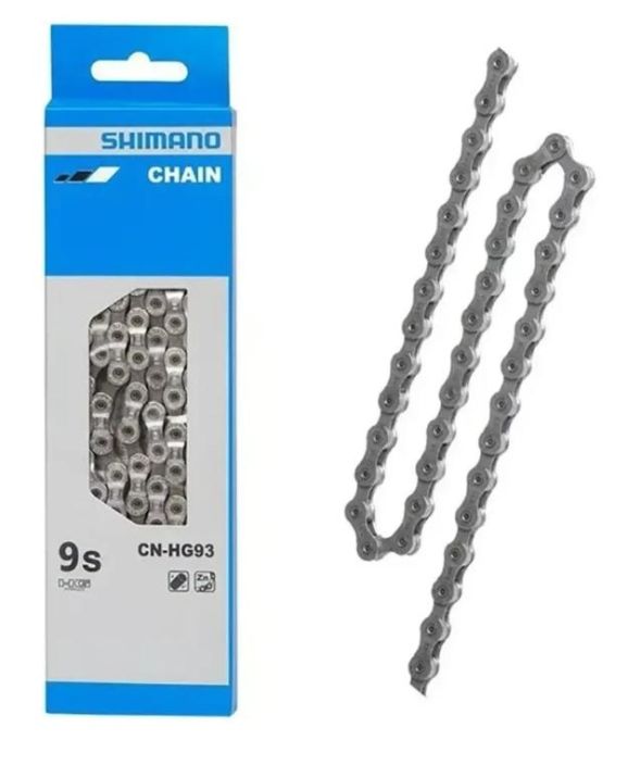 SHIMANO Ketju CN-HG93 HG 9-vaihteinen 114 Link The Shimano CN-HG93 9-speed chain is super slim, manufactured with high SHIMANO Ketju CN-HG93 HG 9-vaihteinen 114 Link The Shimano CN-HG93 9-speed chain is super slim, manufactured with high