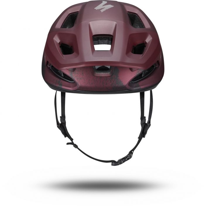 Specialized Ambush 2 MTB Helmet Red Hyvin suojaava ja tukevasti paassa pysyva, mutta silti kevyt ja hyvin tuulettuva kypara.