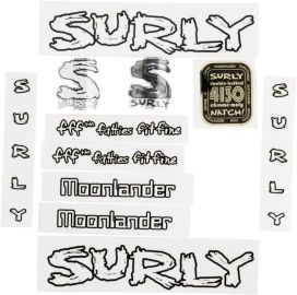 Surly Surly Moonlander Decal Set with Headbadge Transparent