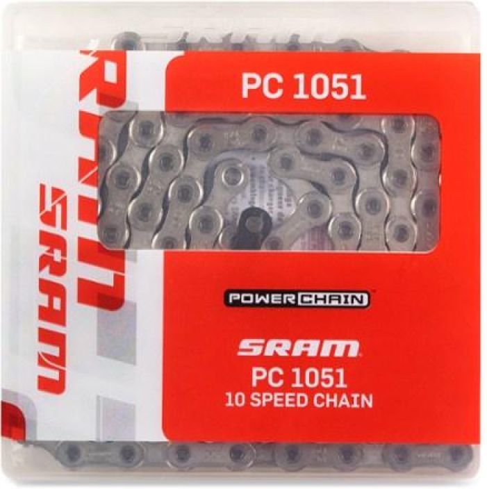 Sram PC-1051 10V ketju 10-vaihteinen ketju 114 lenkkia Nickel 277g / 114 lenkkia