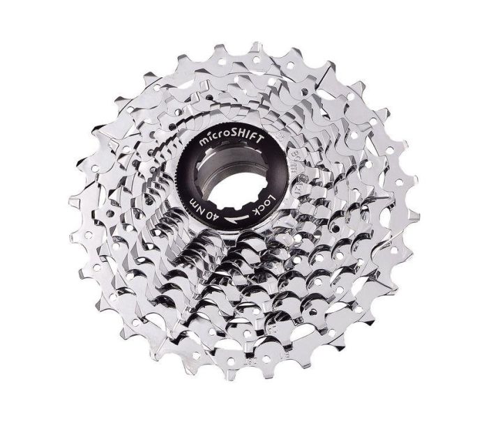 Microshift 11-28T CP AL Spider 10sp 10-vaihteinen pakka. Sram/Shimano 11-28 255gr