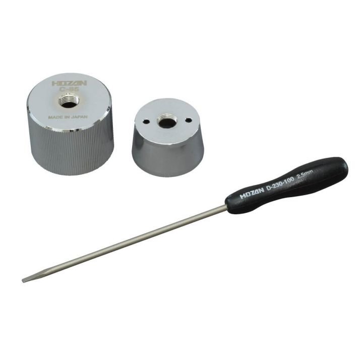 Hozan Sprocket Snap Ring Tool Kit C-85 Lukkorengastyokalu takanavoissa olevia lukkorenkaita varten.