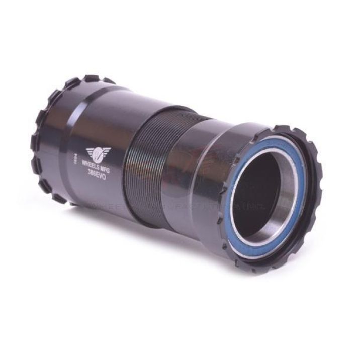 Wheels 386EVO BB for 24/22mm (SRAM) Cranks - Black 386EVOBB-SRAM Threaded BB for 386EVO frames and 22/24mm diameter spindle