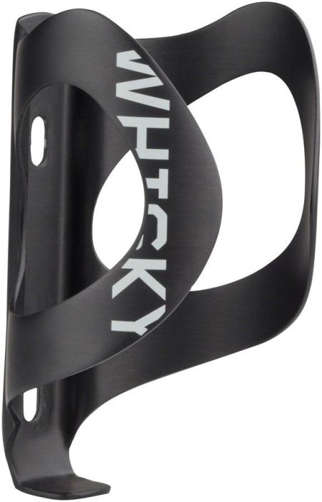 Whisky No.9 C1 Carbon Water Bottle Cage Matte Black Hiilikuituinen pulloteline, jossa pullo pysyy tukevasti mukana. Paino