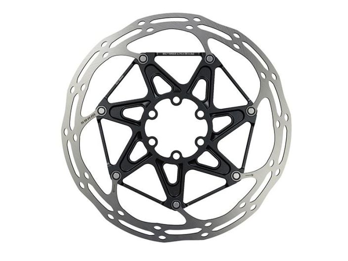 Sram Centerline Two-Piece 180 mm Jarrulevy alumiini spiderilla. 180mm 6-pultti kiinnitys Titaaniset pultit mukana