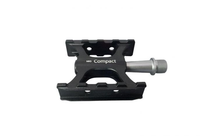 MKS Pedal Compact Black Kevyt ja tukeva kaksipuolinen poljin. CNC Alumiinirunko Terasakseli Suojatut laakerit Koko: 75x67mm