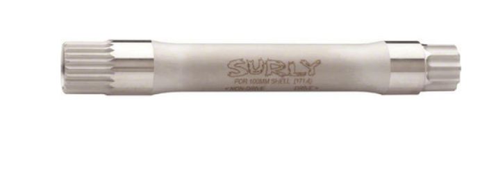 Surly Mr.Whirly Moonlander spindle 171.4mm Cromo Akseli Mr.Whirly Pituus 171,4mm Sopii Surly Moonlanderiin