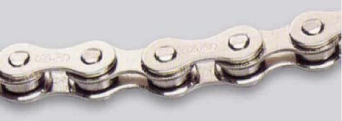 Izumi Track Chain Silver Narrow Made in Japan. Laadukas ja vahva ketju radalle, fixiin tai bmx:aan. 1/2×3/32&quot; 116 lenkkia