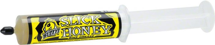 Buzzy´s Slick Honey 1oz Monikayttoinen rasva, joka on suunniteltu joustohaarukoissa ja iskareissa. Toimii myos hyvin muissa