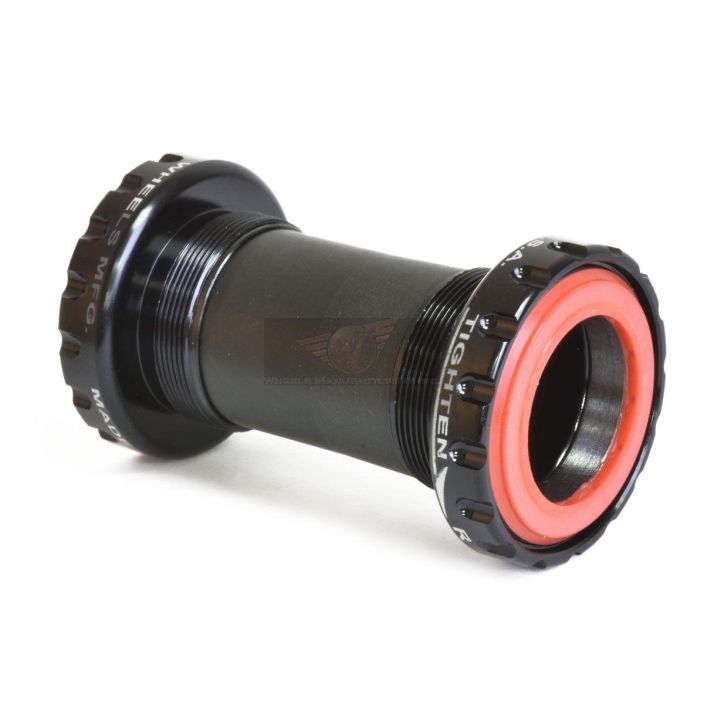 Wheels MFG Threaded to 29mm ABEC-3 BB for Sram DUB Run 29mm spindle SRAM DUB compatible cranks in a BSA threaded frame.