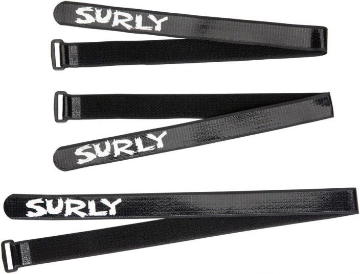Surly Whip Lash Gear Strap Multi-Pack Kiinnitysnauhat tarroilla 550mm x 2kpl 695mm x 1kpl