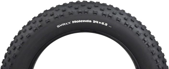 Surly Molenda Tire - 24 x 6.2, Tubeless, Folding, Black, 60 TPI The Surly Molenda tire is made for the Surly Moonlander