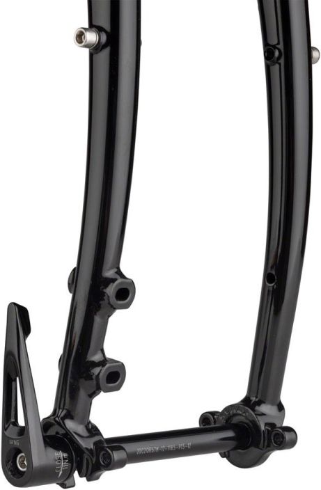 Surly Disc Trucker Fork 700c Thru-Axle Black Terashaarukka 700c -kiekoille. Rengastila 700c x 50mm 100x12mm -navalle Flat