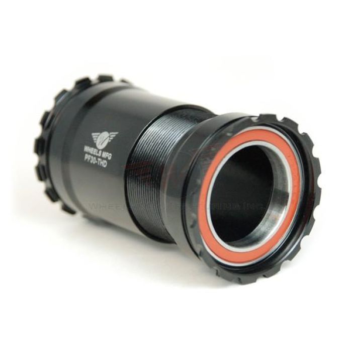 Wheels PF30 Threaded Angular Contact BB (Black) PF30-THD-AC. The new PF30 Threaded bottom bracket features all of the same