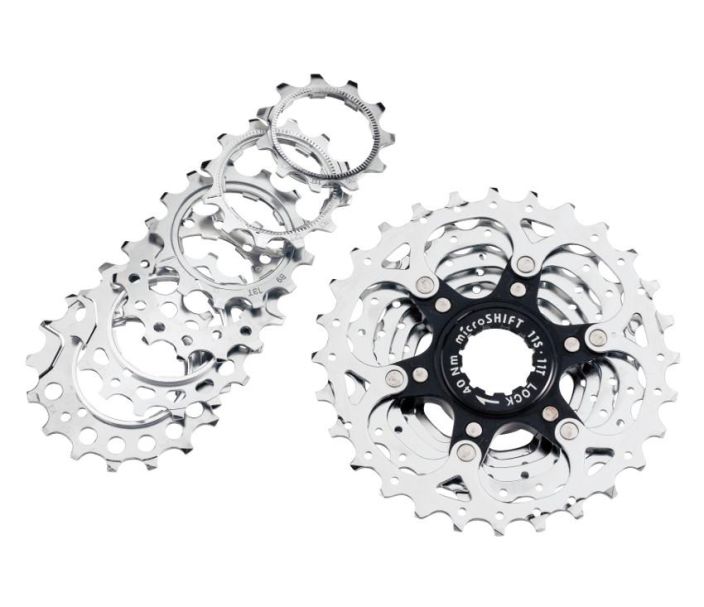 Microshift 11-32T CP AL Spider 11sp 11-vaihteinen pakka. Sram/Shimano 11-32 371gr 11-12-13-14-15-17-19-21-24-28-32