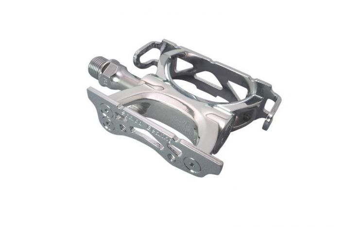 MKS Pedal Supreme NJS Silver Todella tukevat NJS-hyvaksytyt ratapolkimet Kiillotettu alumiinirunko Terasakseli Koko: 84x60mm
