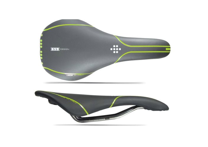 Selle Esse Vela Inox Laadukas Italialainen satula Inox-kiskoilla. Paino 210gr Leveys 135mm Pituus 275mm Musta pohjavari