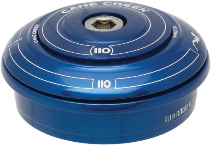 Cane Creek 110 Tapered ZS44 Blue Top Ohjainlaakeri Tapered-ohjainlaakerin ylaosa. 110-sarja Takuu 110 vuotta Ylaosa ZS44