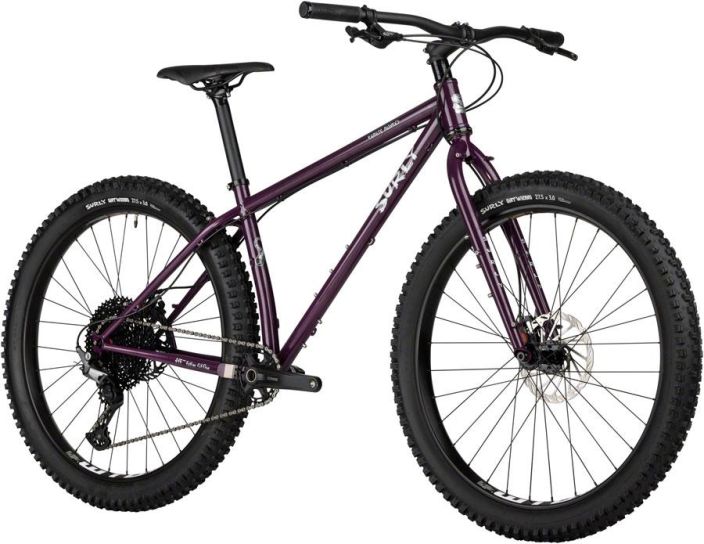 Surly Karate Monkey Bike Organic Eggplant Teraksinen Surly Karate Monkey -pyora. 27.5+ -renkailla. Uusi Surly Gnot Boost