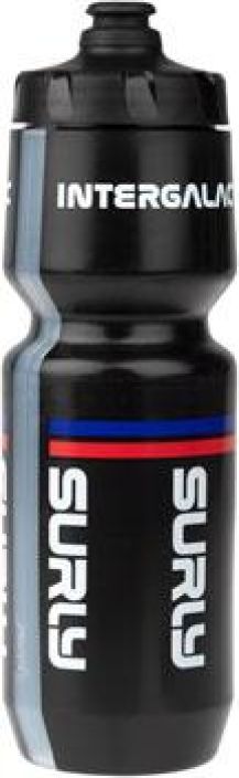 Surly Intergalactic Purist Water Bottle All-Cityn juomapullo isolla suuaukolla. 0.7L