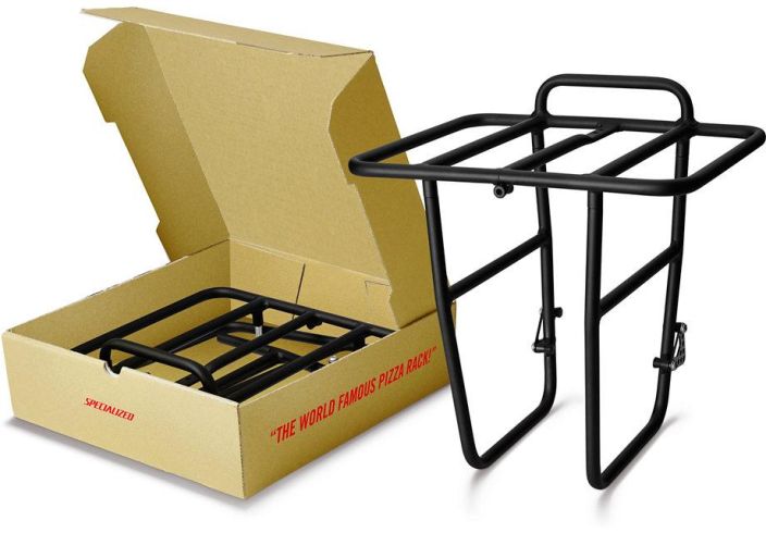 Specialized Pizza Rack Tukeva ja levea etuteline. Kantokyky 15kg Alumiinia 13mm putket