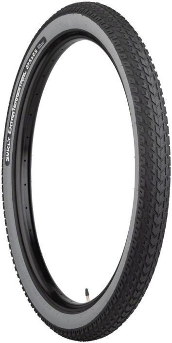 Surly ExtraTerrestrial Tire - 27.5 x 2.5 Tubeless Folding Slate Kestava rengas kun et halua huolehtia missa ajat. 27.5 x