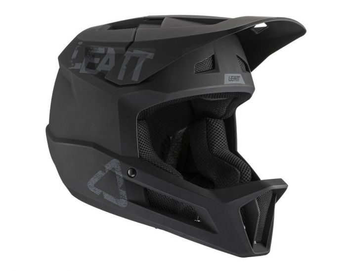 Leatt 1.0 DH Jr V21.1 Helmet Black Kevyt ja hyvin suojaava fullface-kypara junioreille. Kaksi kokoa: XXS 51-52cm XS 53-54cm