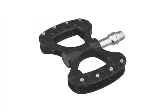 MKS Pedal Gamma Black Tukeva kaksipuolinen poljin. Alumiinirunko Terasakseli Koko: 78x118mm Paino: 450gr