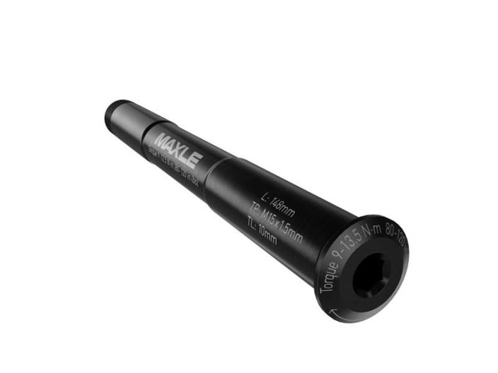 Rock Shox Maxle Stealth 15x100 MTB Front 100mm leveaan haarukkaan lapiakseli. Kiristys kuusiokoloavaimella. M15x1.50 Pituus