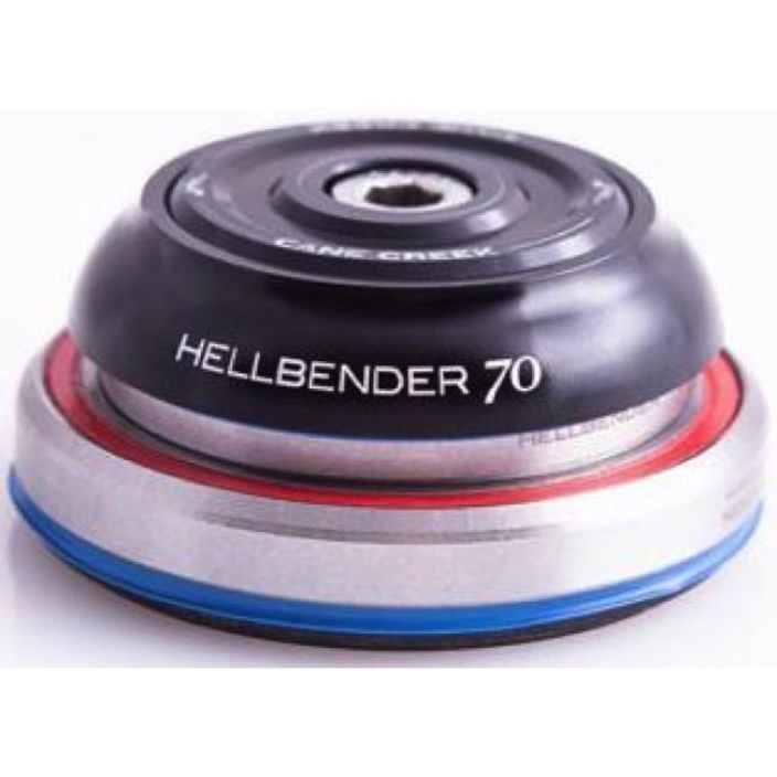 Cane Creek Hellbender 70 IS41/IS52 Tapered Headset Tapered-ohjainlaakeri Bearing Type: Cartridge S.H.I.S.: IS41/28.6|IS52/40