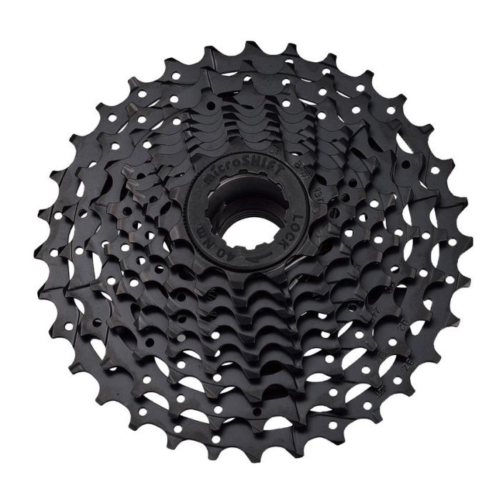 Microshift 12-25T 8sp, Black 8-vaihteinen pakka. Musta Sram/Shimano 12-25 noin 285gr 12-13-15-17-19-21-23-25