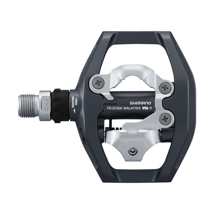 Shimano PD-EH500 SPD kombipolkimet Shimano PD-EH500 laadukkaat 2-puoleiset kombipolkimet. Monipuoliset lukkopolkimet, joissa