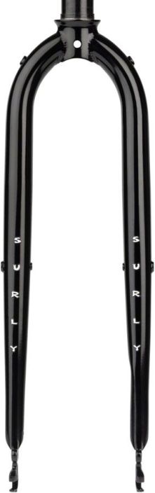Surly Preamble 650b Fork, 9x100mm, QR, 1-1/8&quot; Straight Steerer, Black Designed to provide just what’s needed and not an