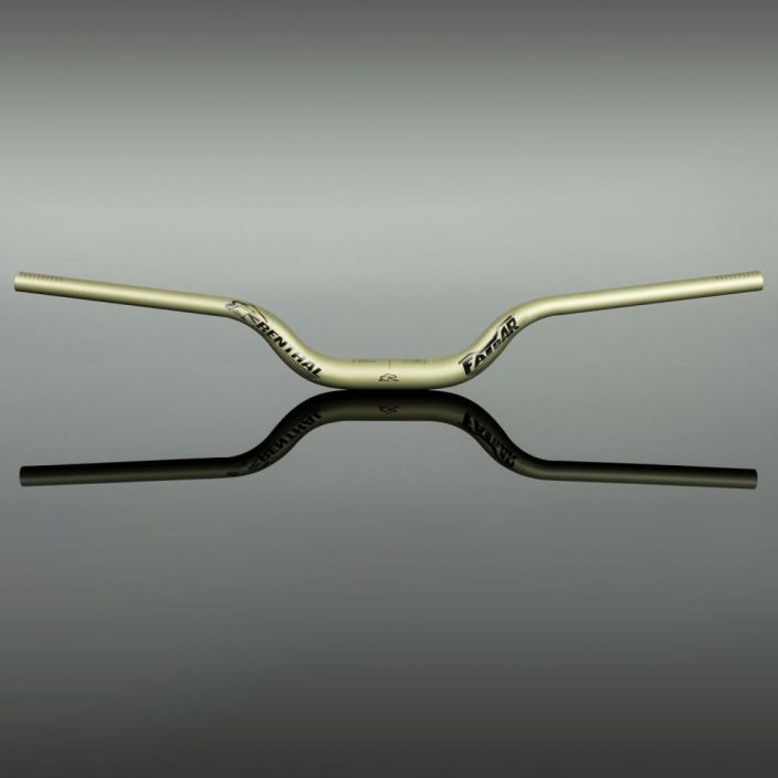 Renthal Fatbar35 Gold 70mm Uusi logo, legendaarinen kestavyys. Kullan varinen. Width 820mm Backsweep 9° Upsweep 5° Rise 70mm