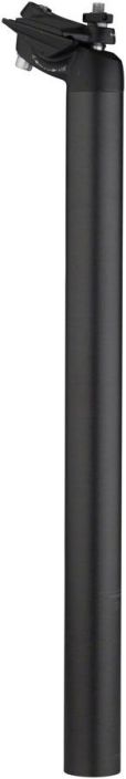 Salsa Guide Carbon Seatpost, 27.2 x 400mm, 18mm Offset, Black The Guide Carbon Seatpost features a highly adjustable