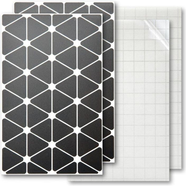 Luxshield heijastin tarrat-Triangles Black Small tuotekuva 1
