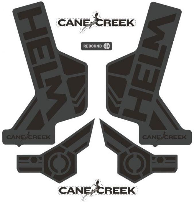 Cane Creek Helm Sticker Kit Tarrasarja Cane Creek Hel -joustohaarukoihin. Eri vareja!