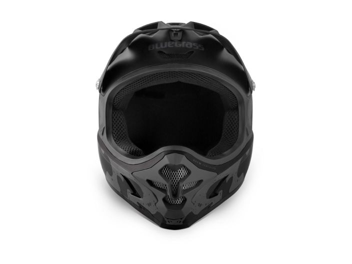 BLUEGRASS Helmet Intox Black Camo Bluegrass Intox Black/Camo FullFcae kypara. XS=52-54cm S=54-56cm M=56-58cm L=58-60cm