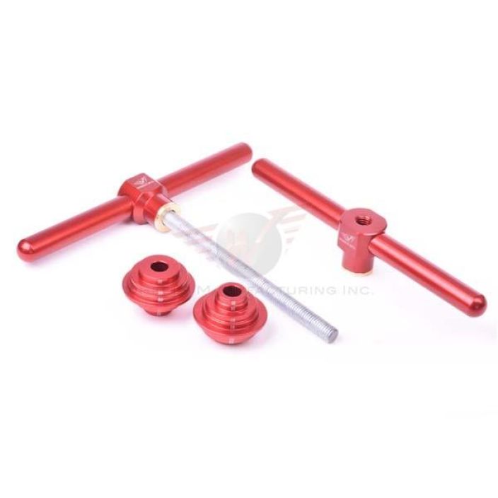 Wheels MFG Professional Universal Bottom Bracket Press Keskiolaakeriprassi ammattimaiseen kayttoon. Machined aluminum