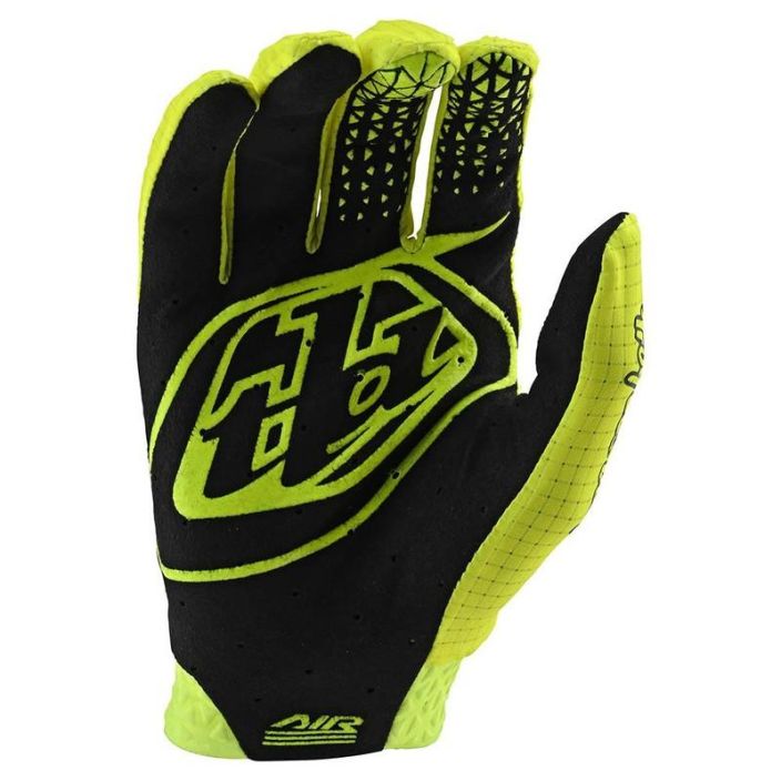 Troy Lee Designs Air Glove Flo Yellow Kevyet ja hengittavat pitkat ajohanskat. Neon keltainen