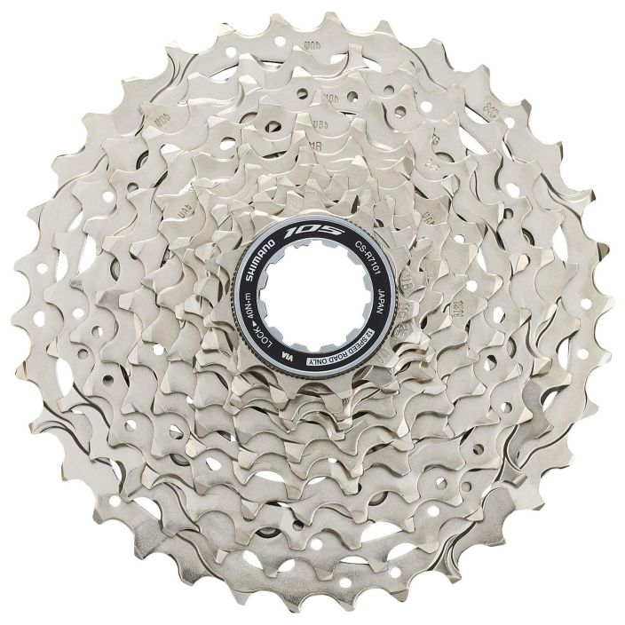 SHIMANO 105 CS-R7101 cassette 11-34T 12v Shimano 105 -komponenttien siirryttya 12-vaihteiseen vaihteistoon myos kasetin SHIMANO 105 CS-R7101 cassette 11-34T 12v Shimano 105 -komponenttien siirryttya 12-vaihteiseen vaihteistoon myos kasetin