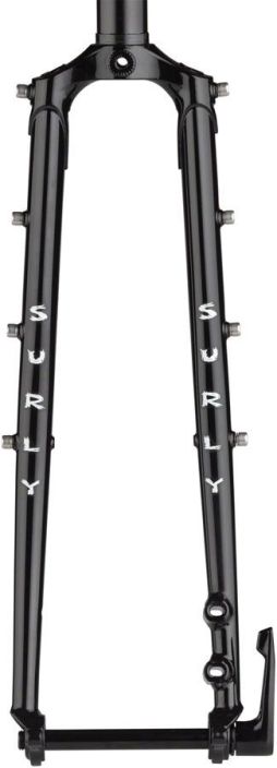 Surly Disc Trucker Fork 700c Thru-Axle Black Terashaarukka 700c -kiekoille. Rengastila 700c x 50mm 100x12mm -navalle Flat