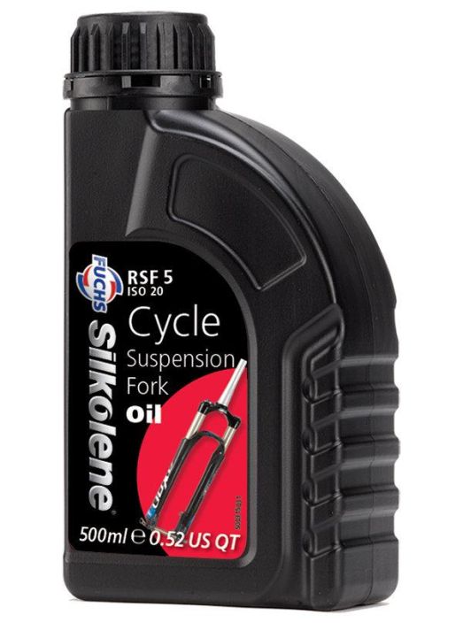 Silkolene Cycle RSF 5 Suspension Oil 500ml Haarukoiden ja iskarien jousitusoljy. 5wt 500 ml ISO22 VL 370 SILKOLENE RSF